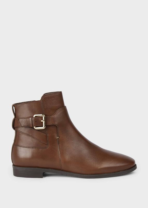 Zoe Leather Ankle Boots