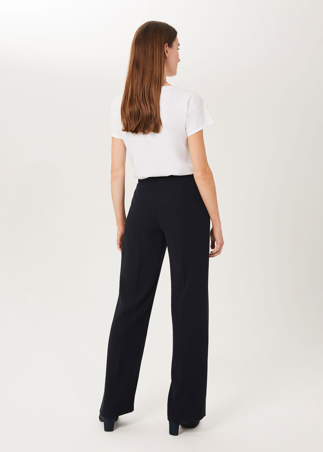 Maya Wide Leg Pants , Navy, hi-res