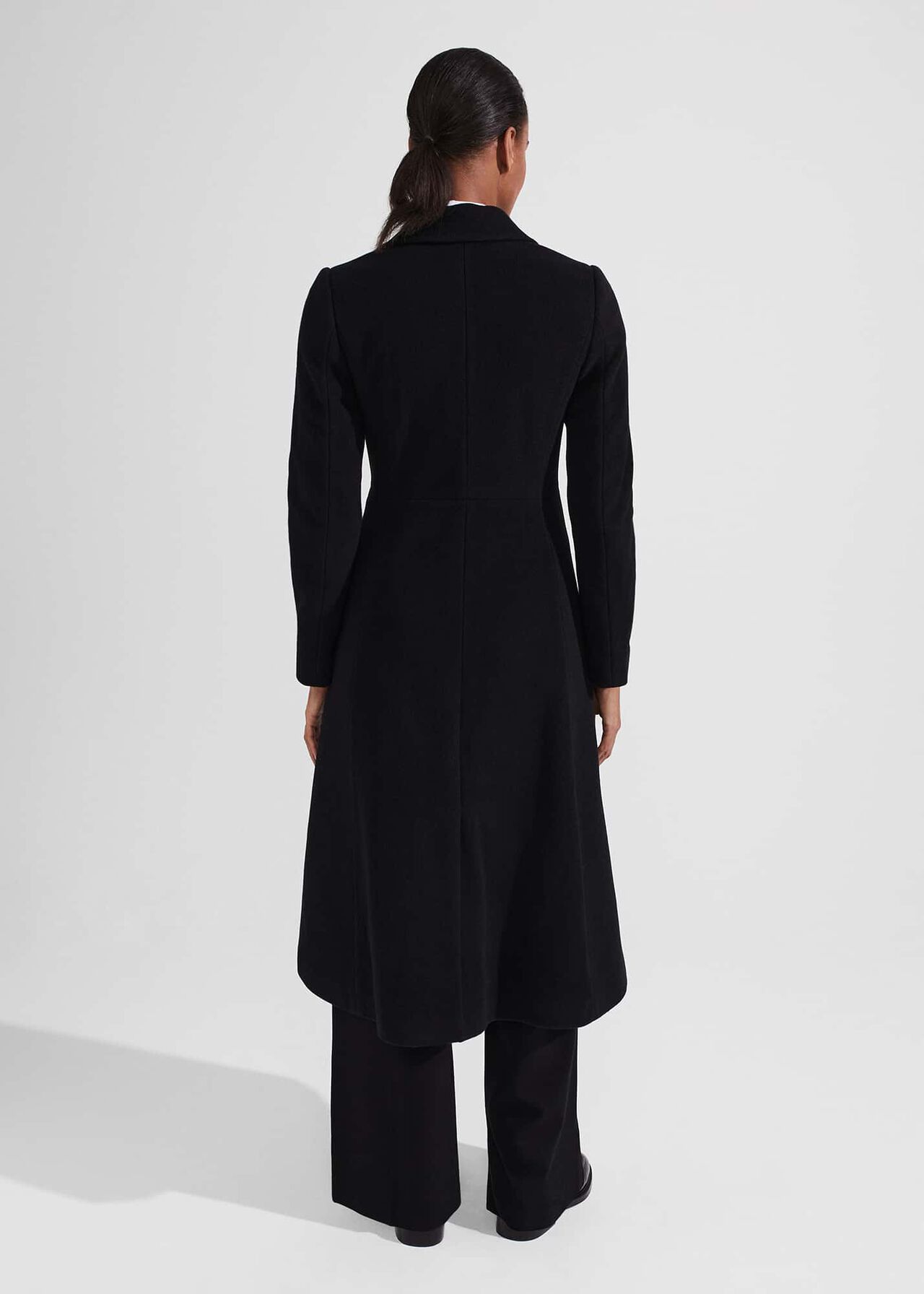 Blair Wool Blend Coat, Black, hi-res