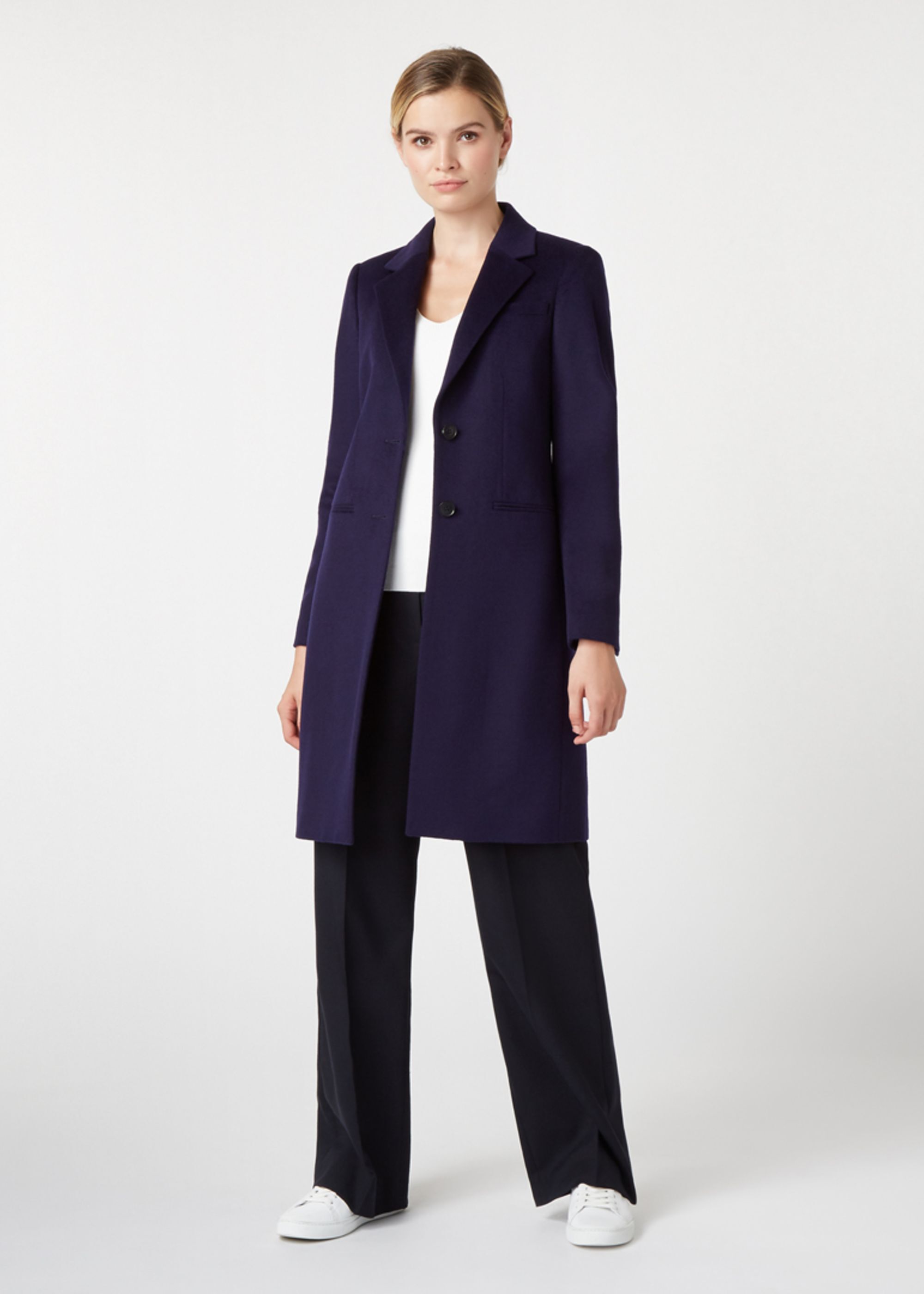 petite purple coat