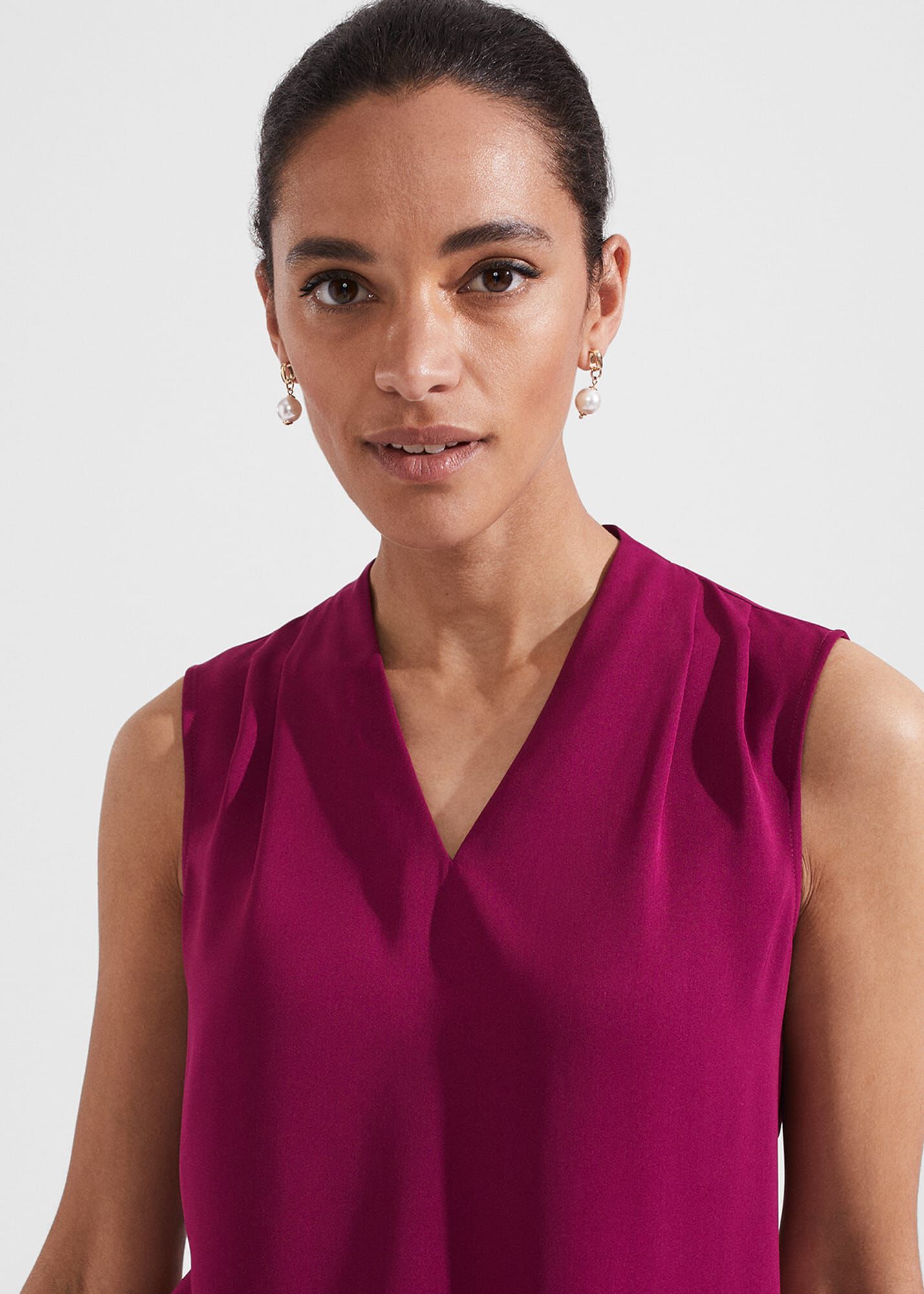 ホブズ HOBBS NINA BLOUSE （PLUM PINK） Nina Blouse | Hobbs US |