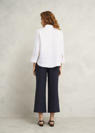 Vita Linen Shirt, White, hi-res