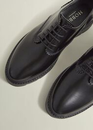 Chelsey Lace-Up Shoes, Black, hi-res