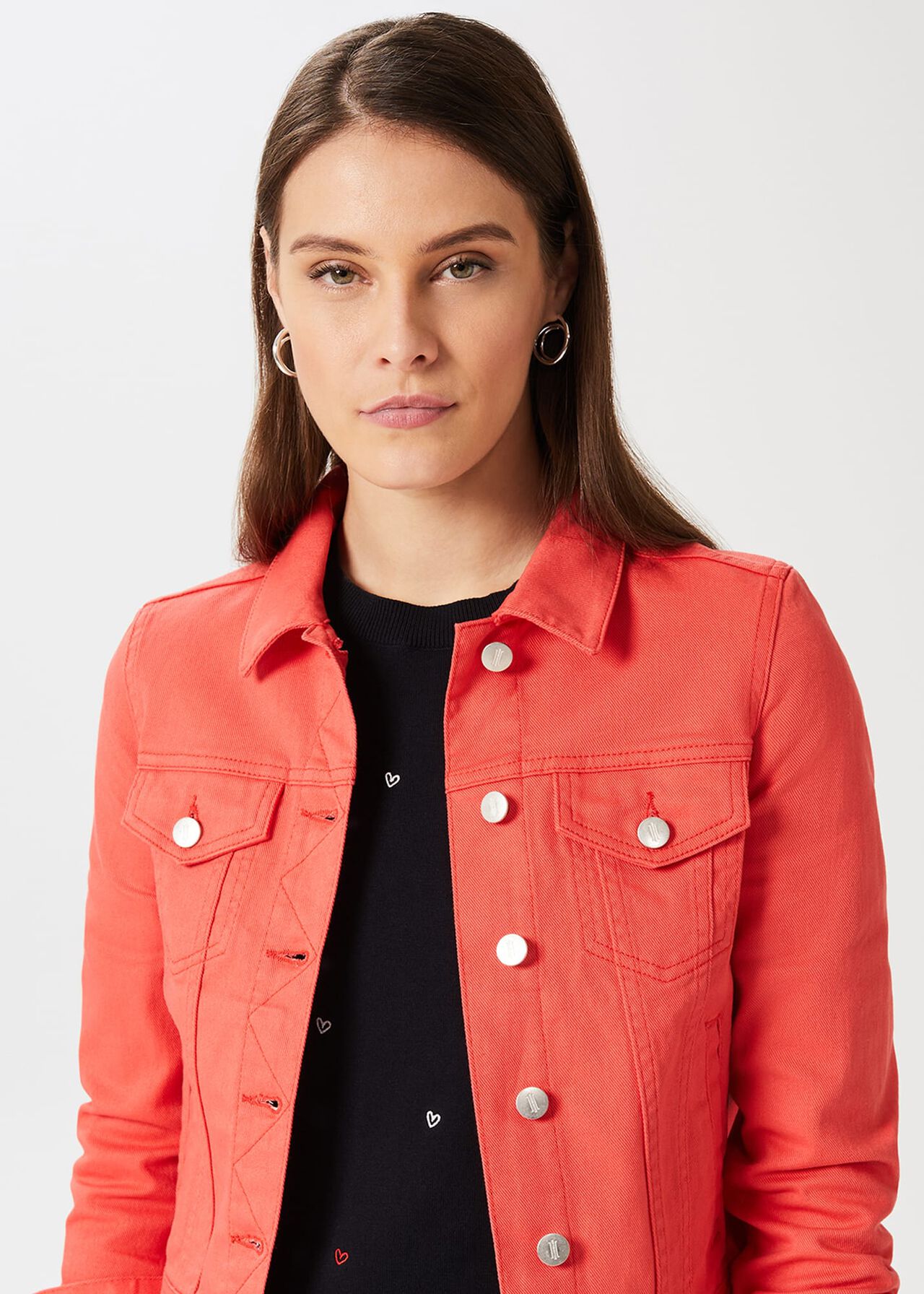 Mariam Jacket, Coral, hi-res