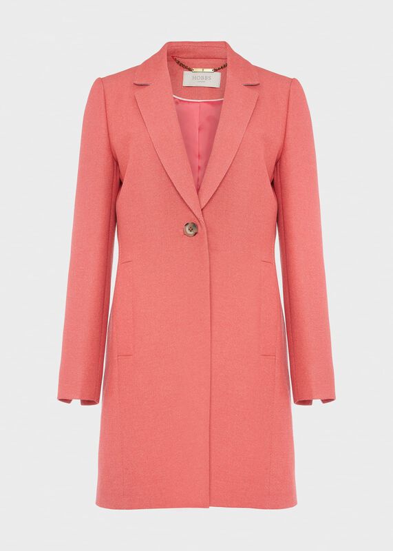 Camellia Coat With Wool