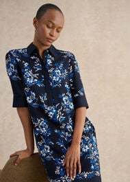 Marciella Dress, Navy Multi, hi-res