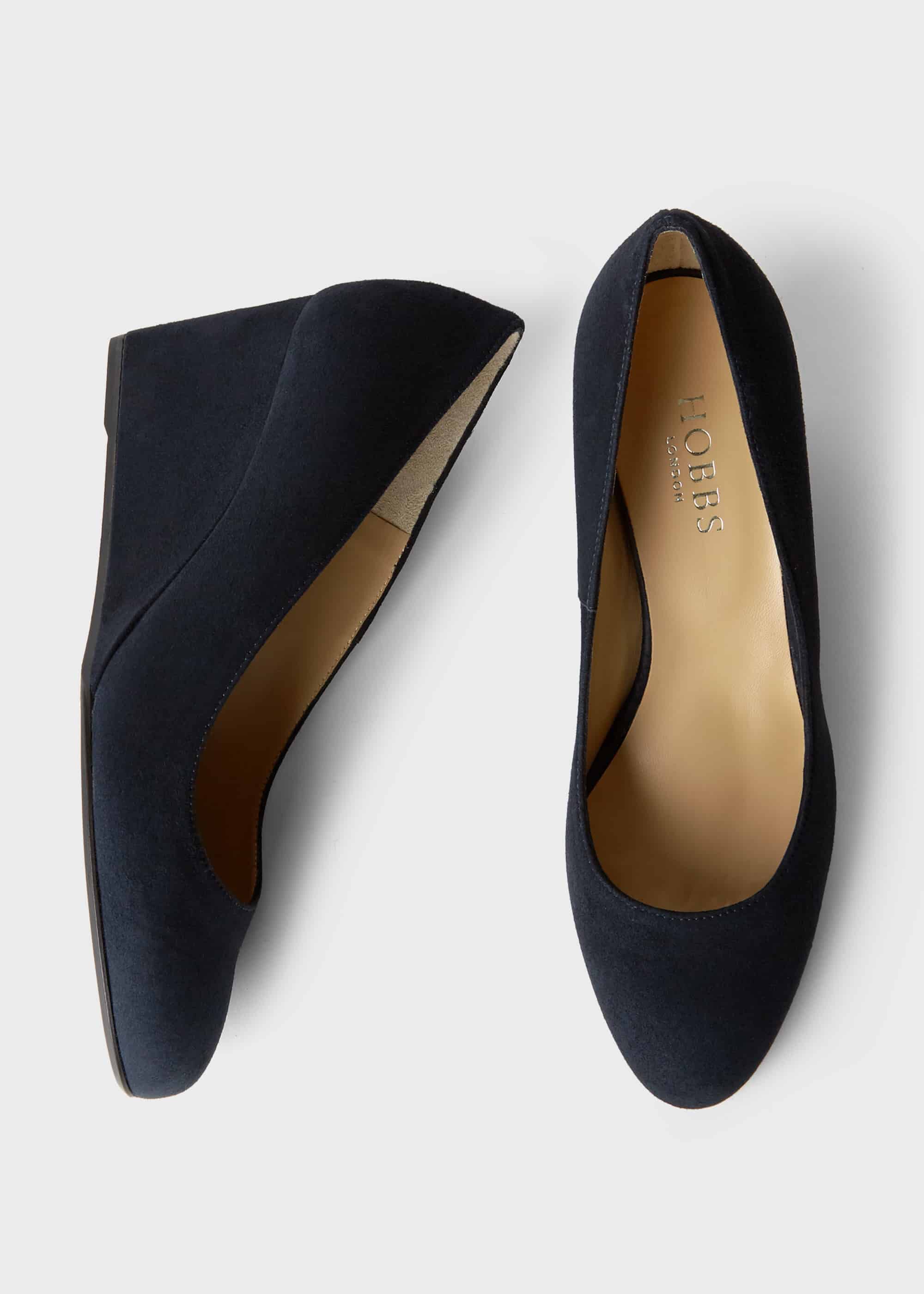 navy flat court shoes