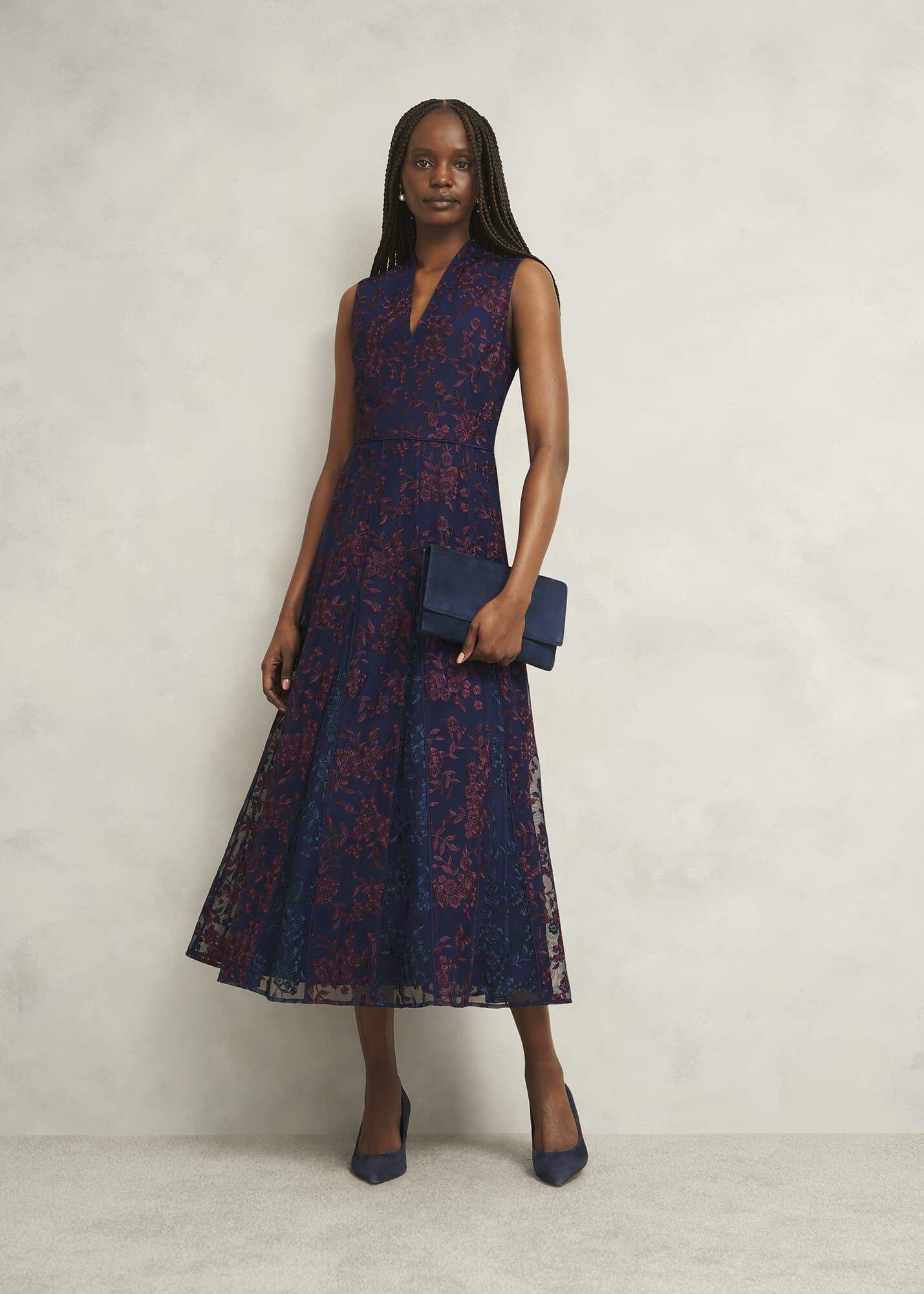 Quin Embroidered Dress | Hobbs UK |