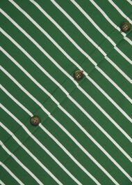 Katie Cotton Button Back Top, Green Ivory, hi-res