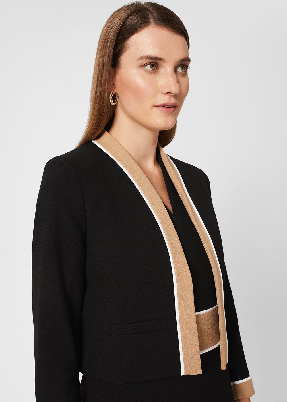 Fatima Jacket, Black Camel, hi-res