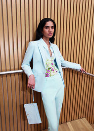 Keighley Blazer, Pale Blue, hi-res