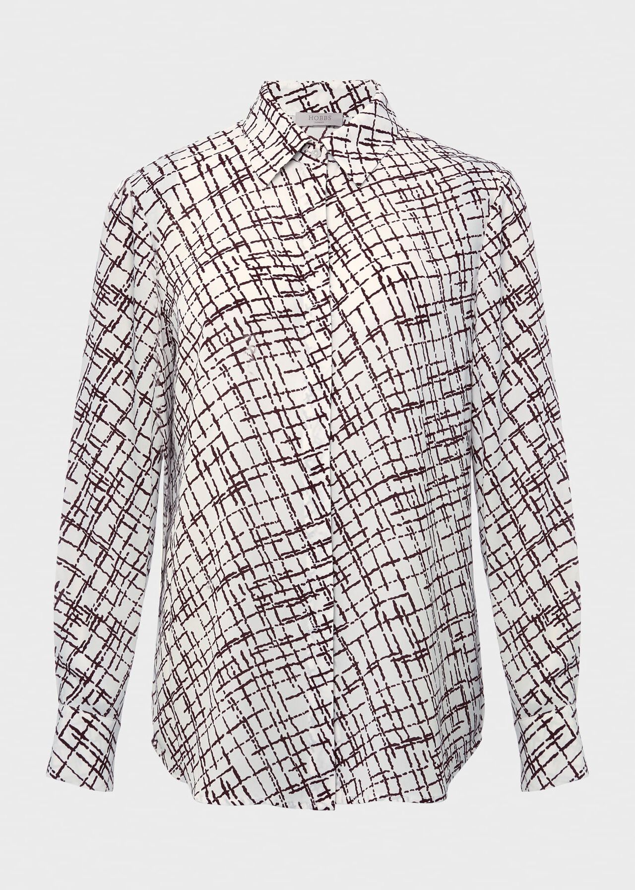 Eva Shirt, Ivory Plum, hi-res