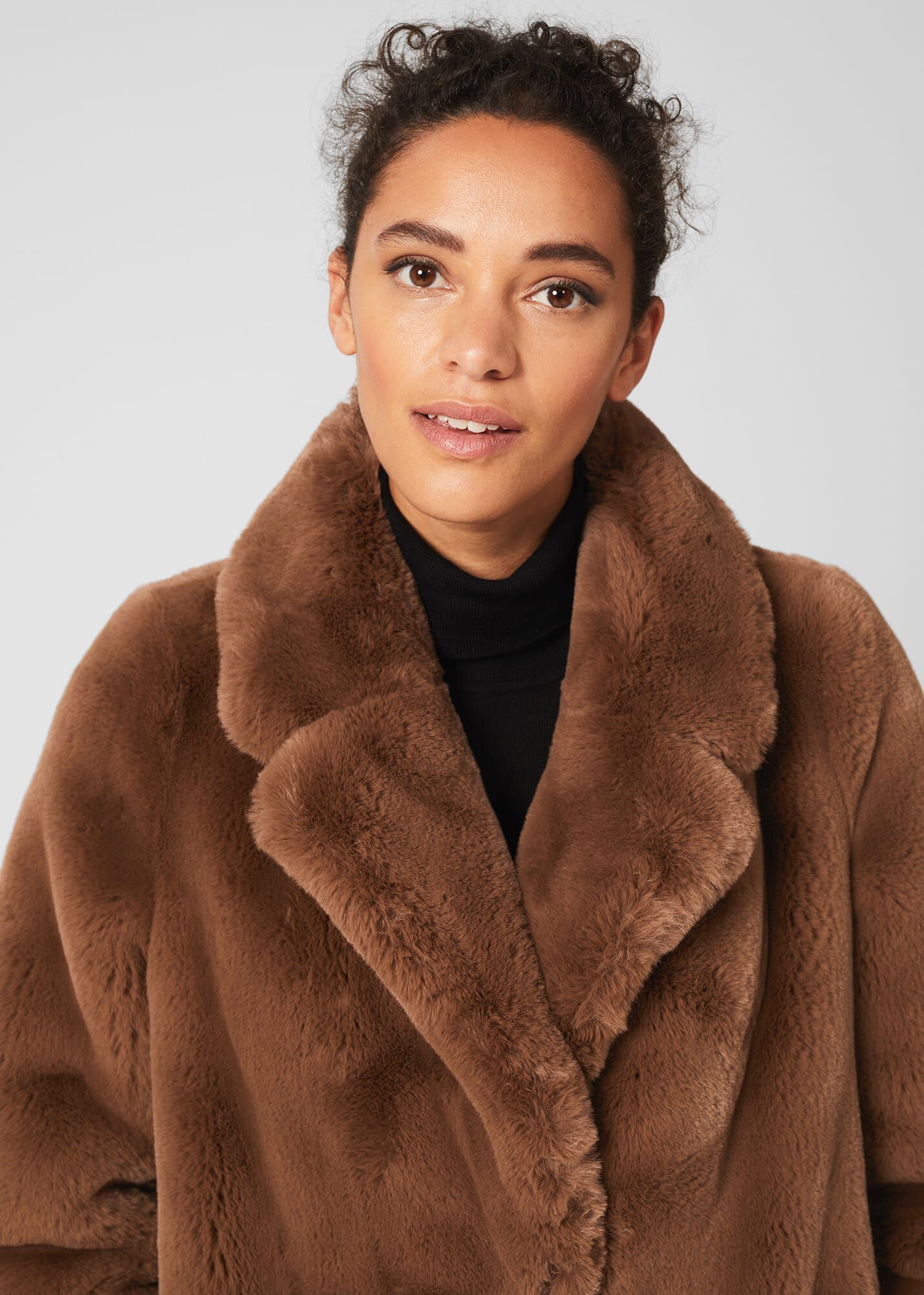 Hobbs blue sale fur coat