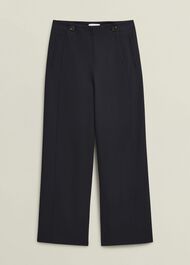Petite Kimmi Crop Trousers, Navy, hi-res