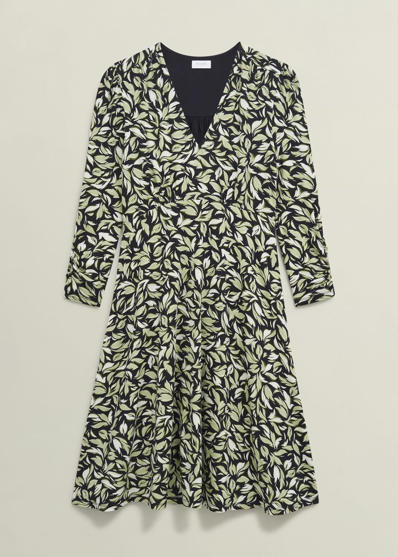 Petite Elosie Jersey Dress, Navy Multi, hi-res