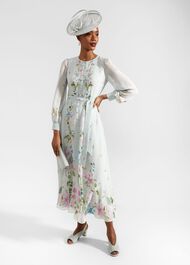 Riley Suede Sandals, Sage Green, hi-res