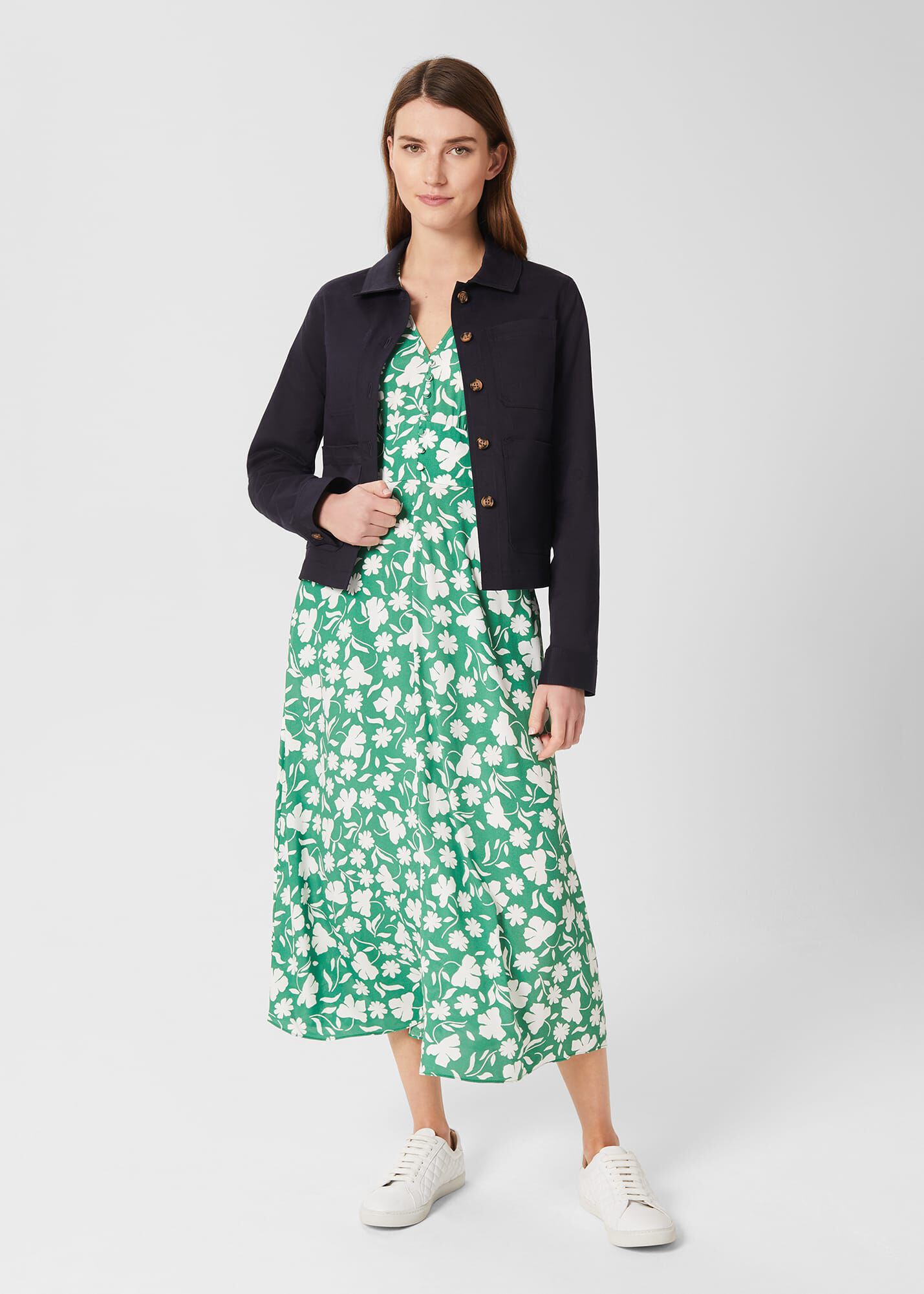 Hobbs navy dress best sale and jacket