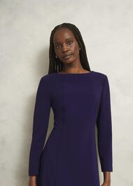 Leonora Dress, Midnight Purple, hi-res