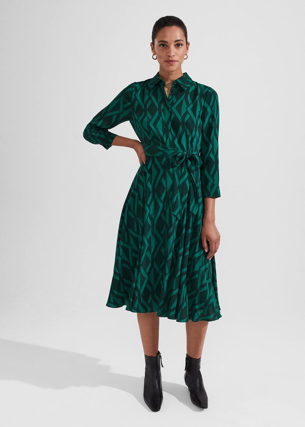 Lainey Dress, Green Multi, hi-res