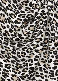 Aimee Printed Top, Ivory Camel, hi-res