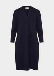 Agnes Jersey Dress, Navy, hi-res
