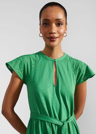 Brodie Jersey Dress, Green, hi-res