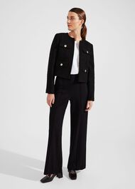 Petite Prim Trousers, Black, hi-res