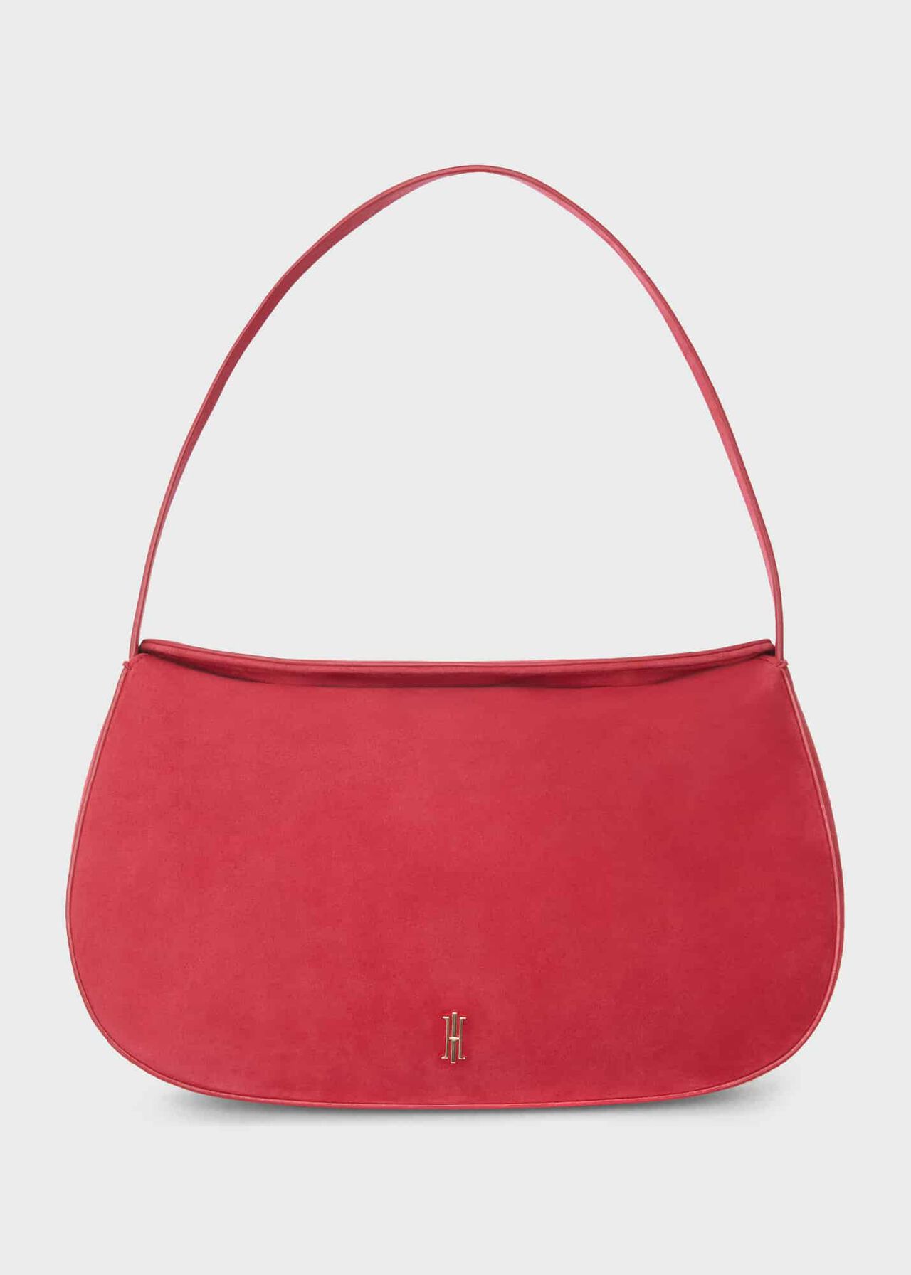 Paris Leather Shoulder Bag, Rouge Pink, hi-res