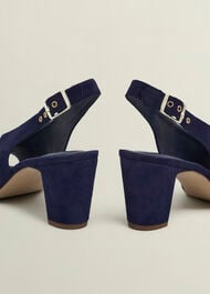 Kali Suede Sandals, Midnight Navy, hi-res