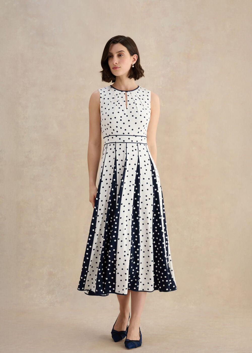 Angelica Spot Dress
