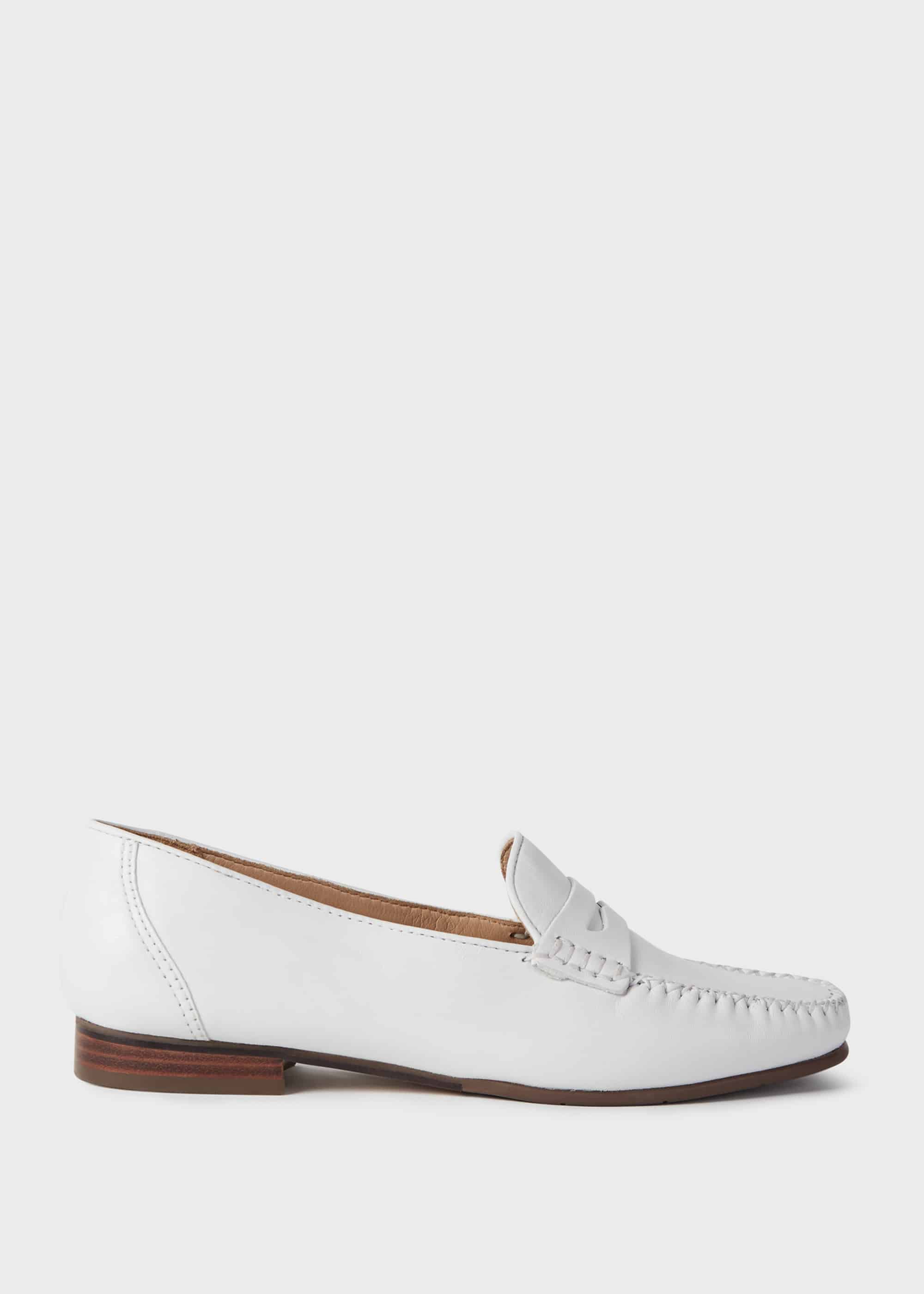 moccasins white