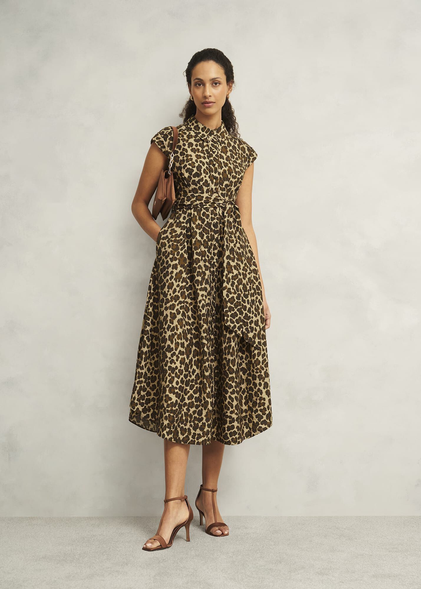 *ホッブスロンドン* HURST LEOPARD SHIRT DRESS Hurst Leopard Shirt Dress | Hobbs US |