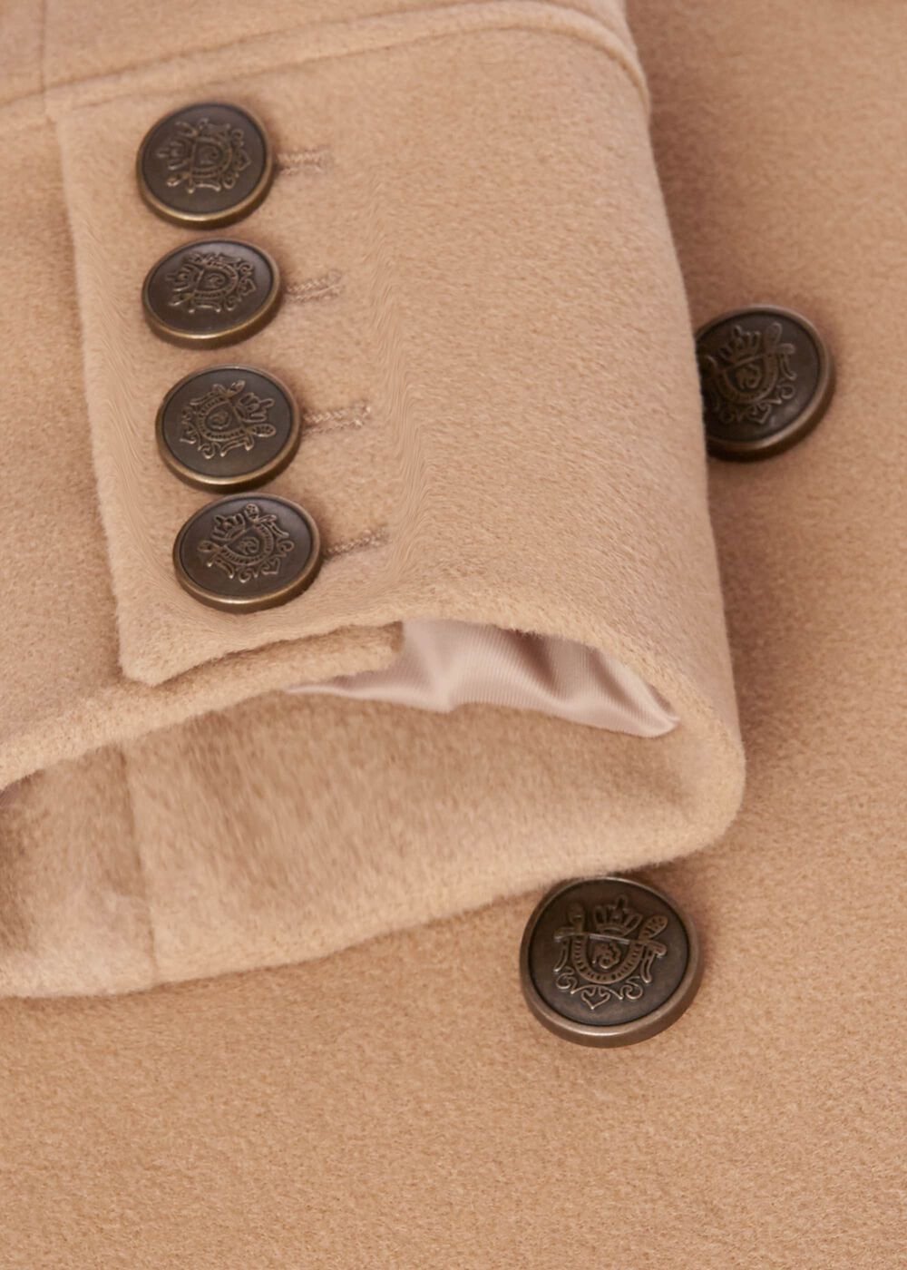Brenna Wool Blend Maxi Coat, Camel, hi-res