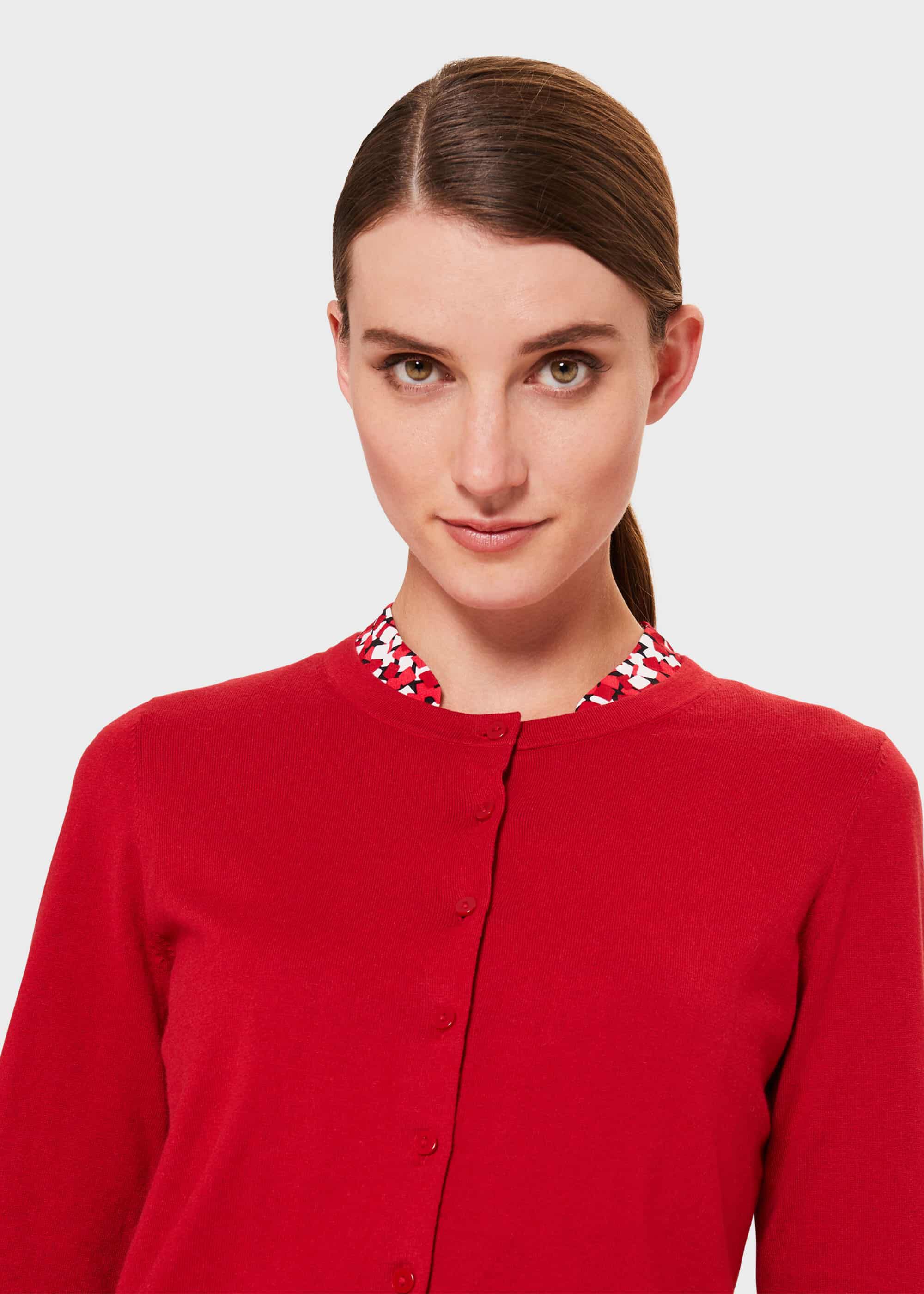 Hobbs red hotsell cardigan