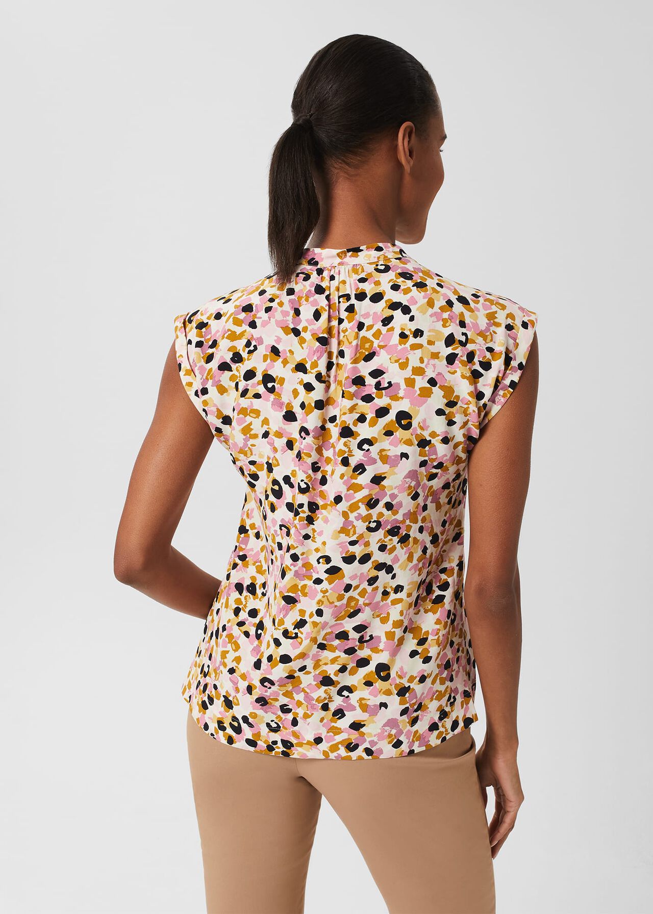 Cala Blouse, Ivory Multi, hi-res