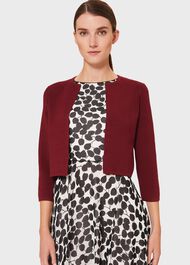 Ella Cardigan, Merlot, hi-res