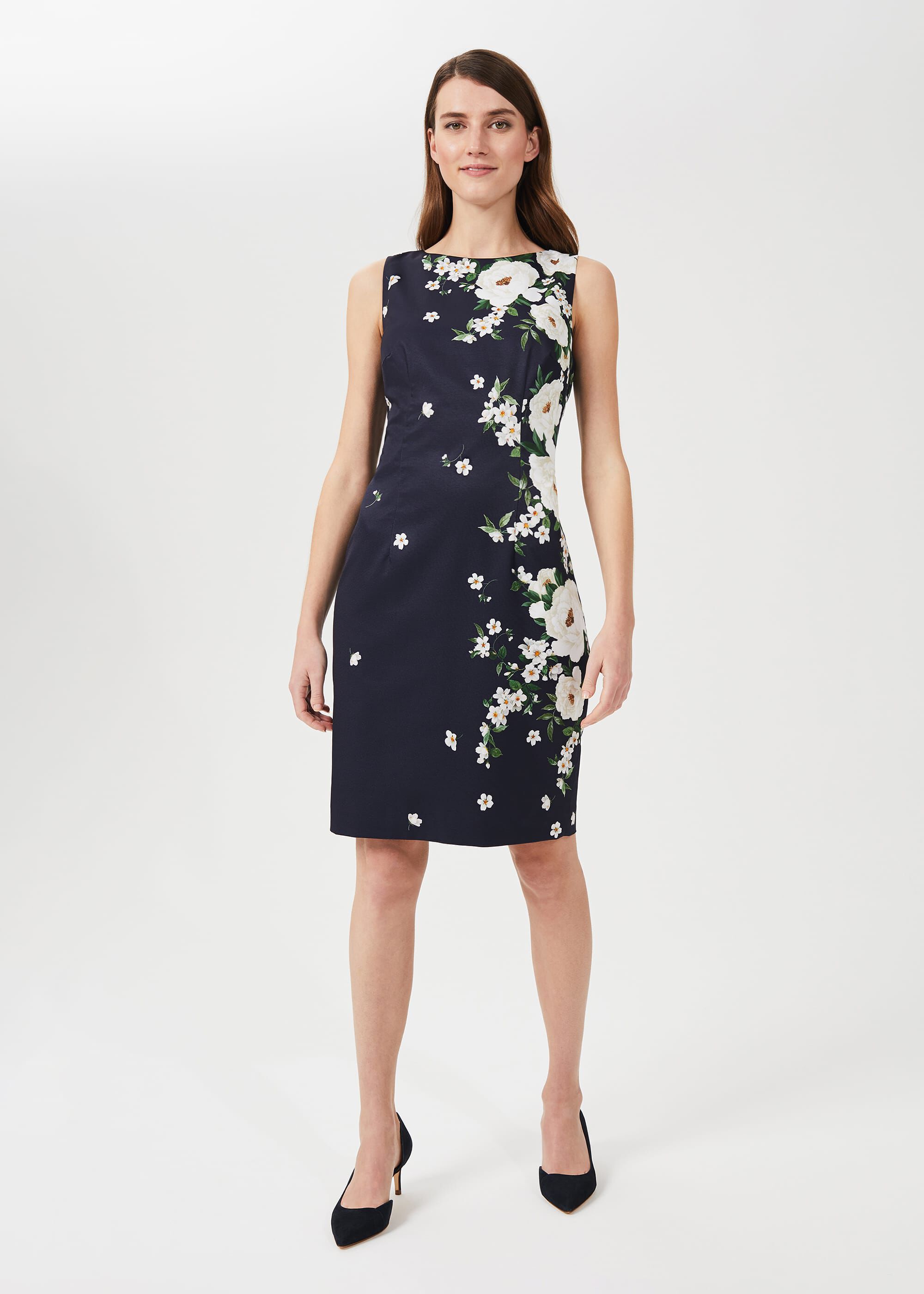 Navy dress hobbs shop