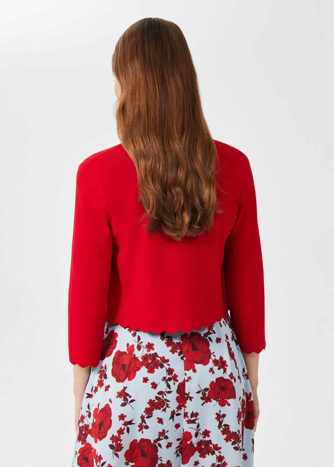 Drew Cardigan, Poppy Red, hi-res