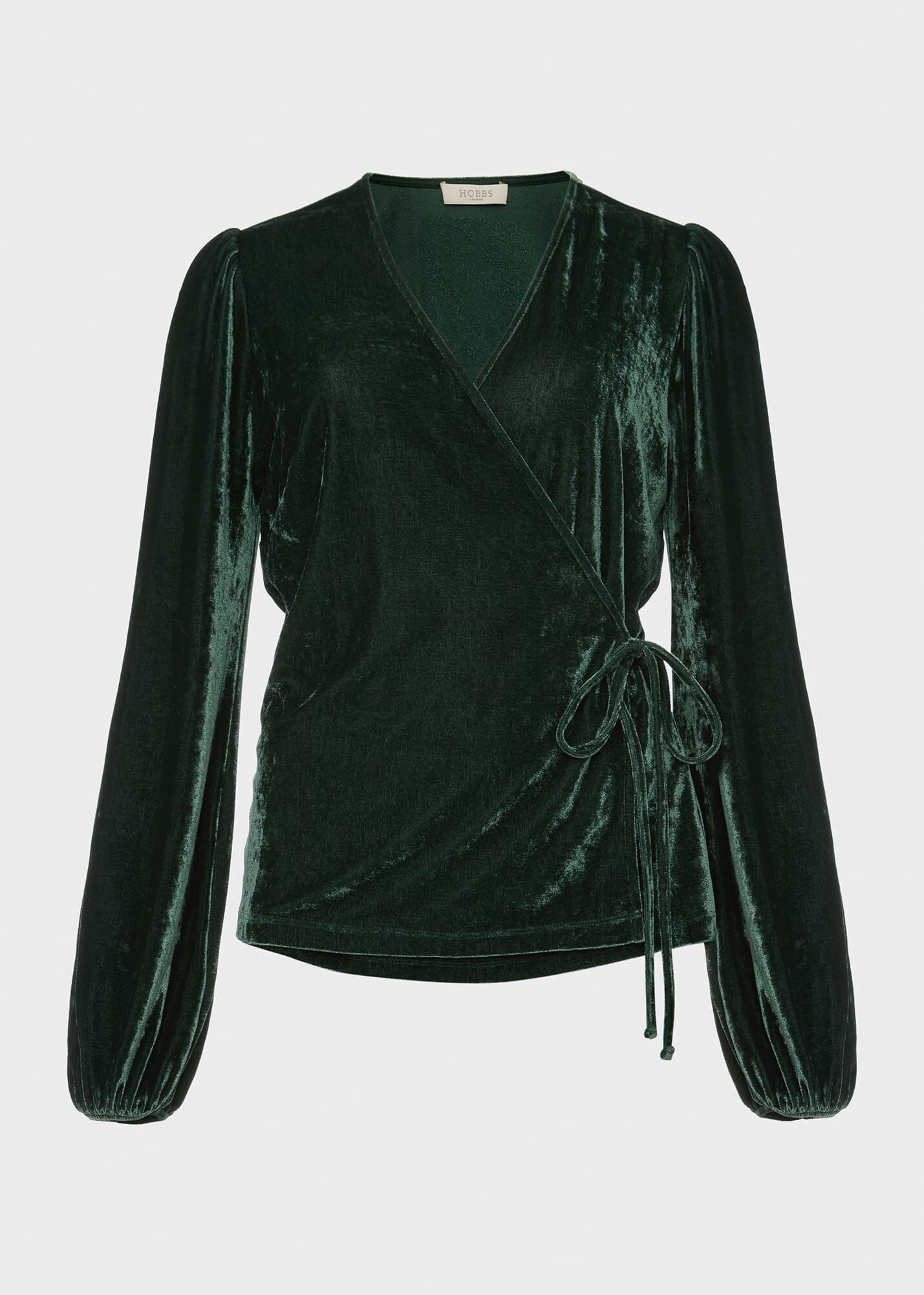 Livvy Velvet Wrap Top Livvy Velvet Wrap Top