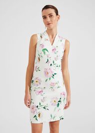 Suzanna Tweed Dress, Ivory Multi, hi-res