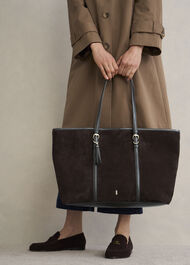 Kyra Tote Bag, Chocolate Brown, hi-res