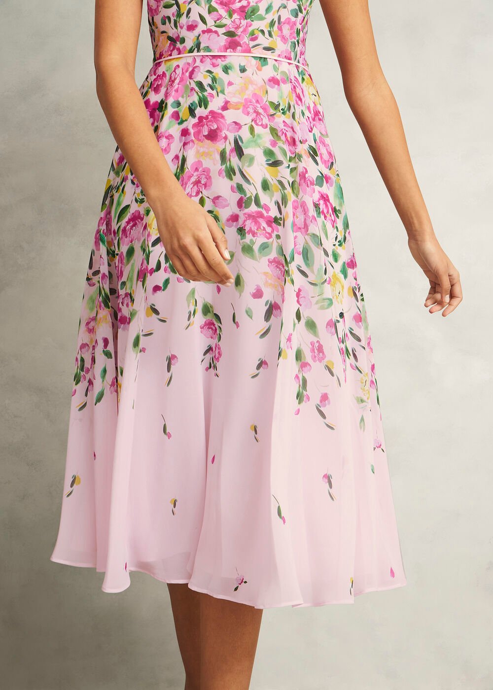 Carly Dress, Pale Pink Multi, hi-res