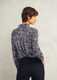 Astraea Shirt, Navy Ivory, hi-res