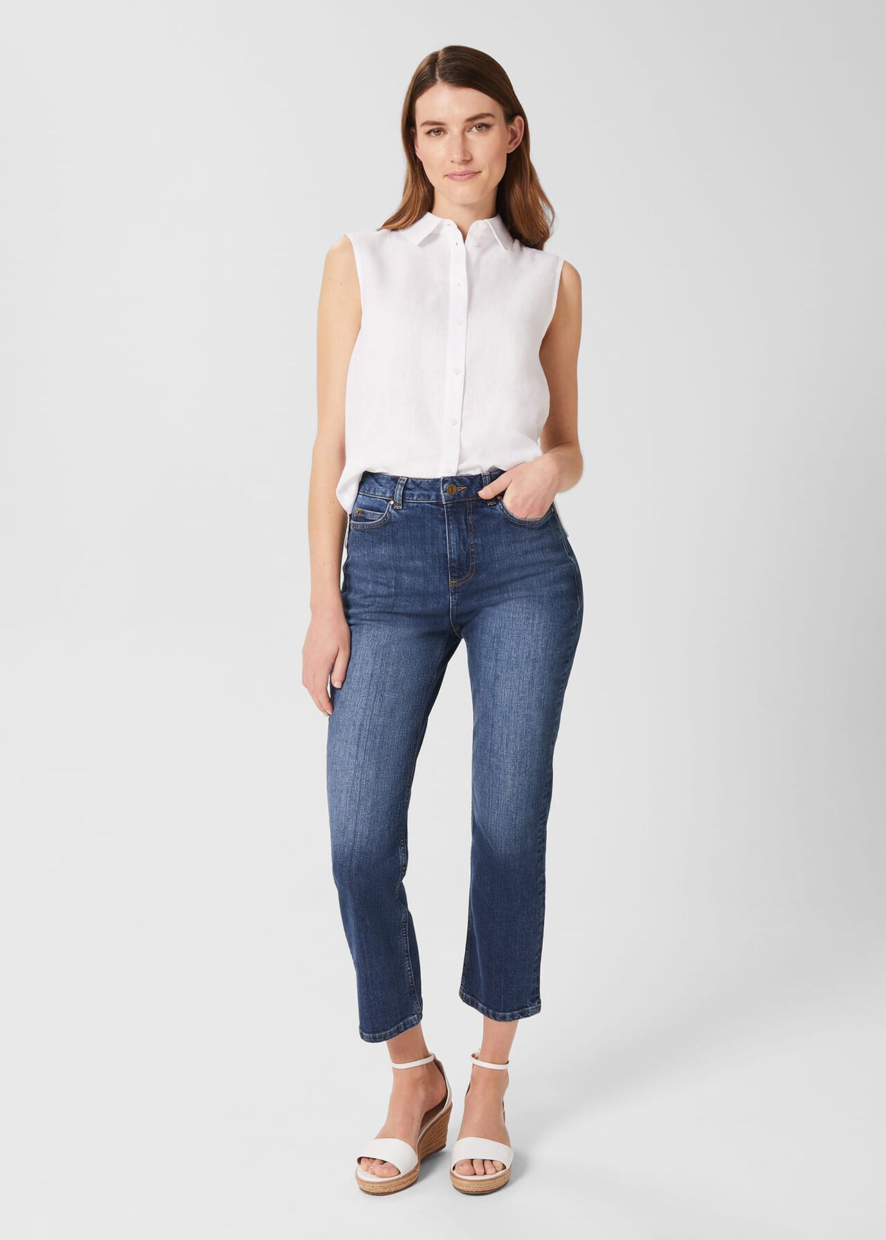 Iva Crop Jeans | Hobbs UK