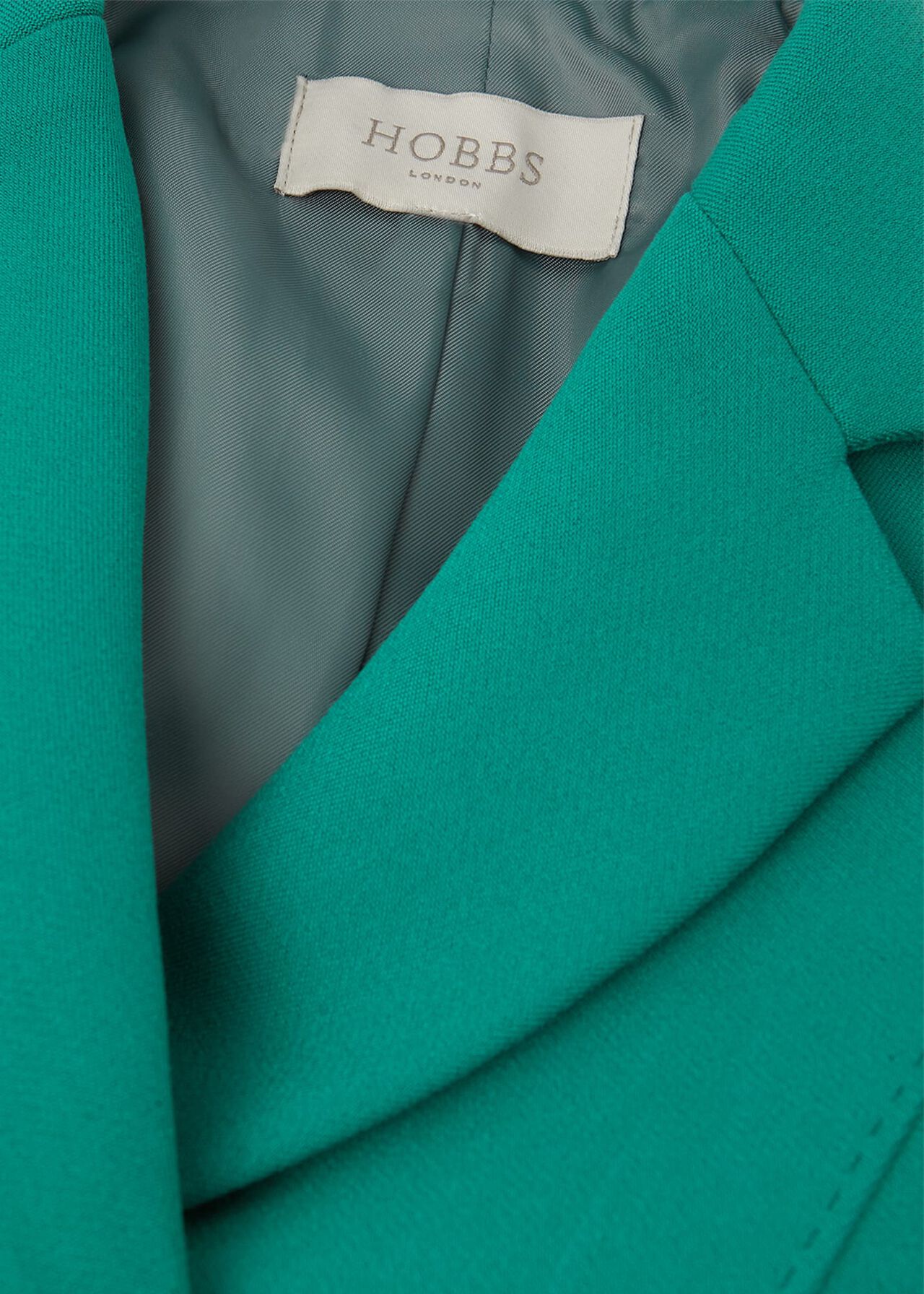 Beatrice Double Breasted Jacket, Jade Green, hi-res