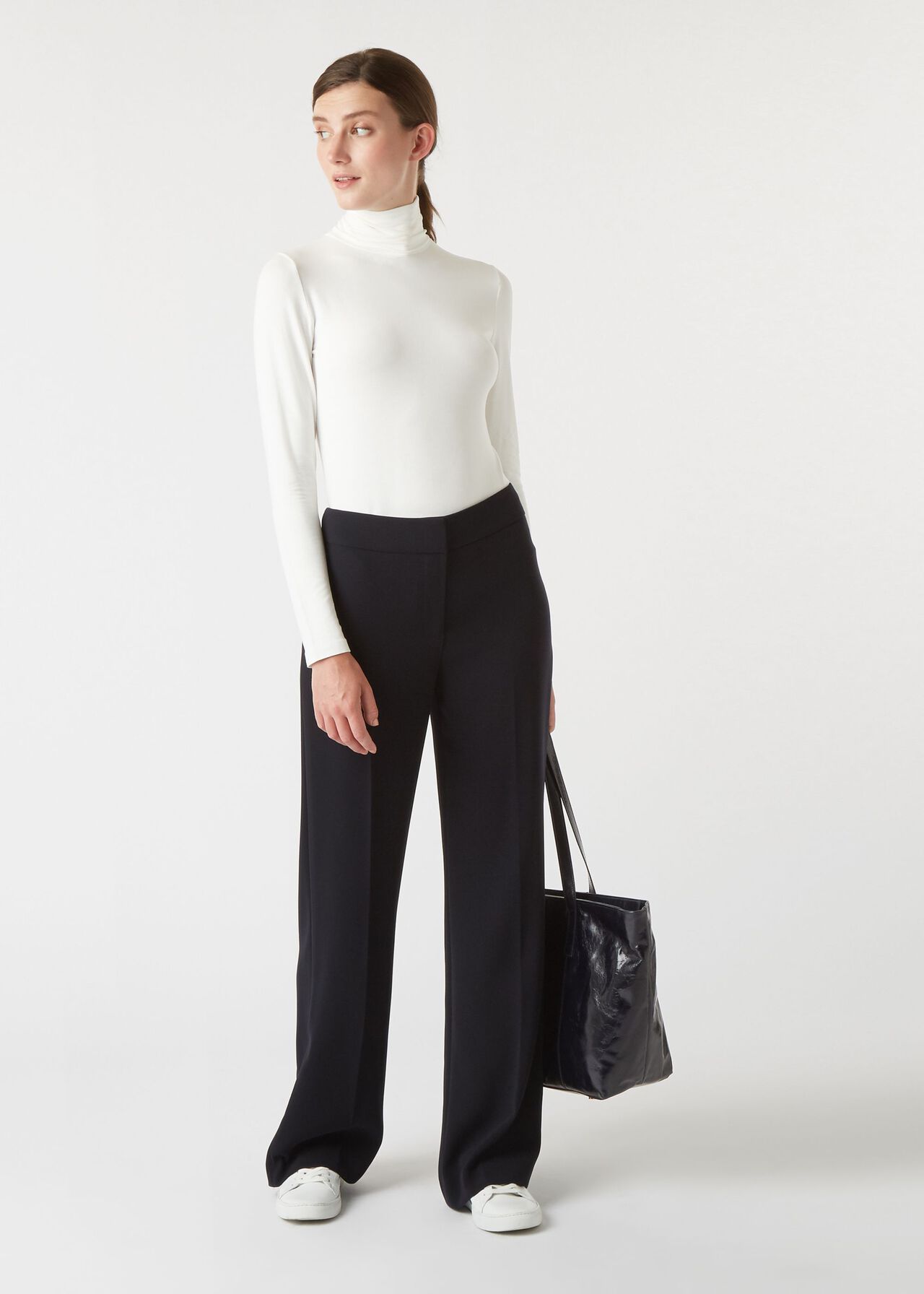 Mina trousers, Navy, hi-res