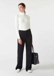 Mina trousers, Navy, hi-res