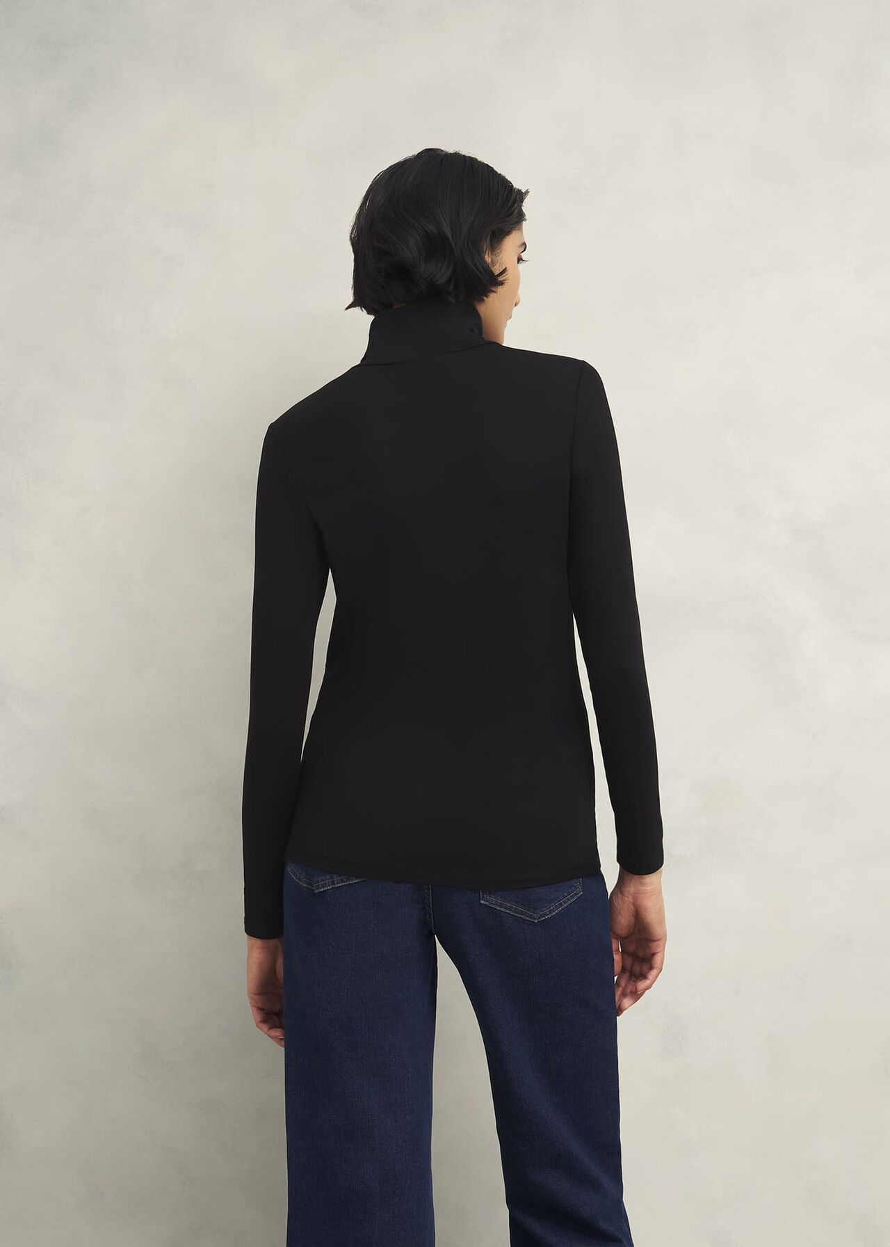 Mischa Turtle Neck, Hobbs Black, hi-res