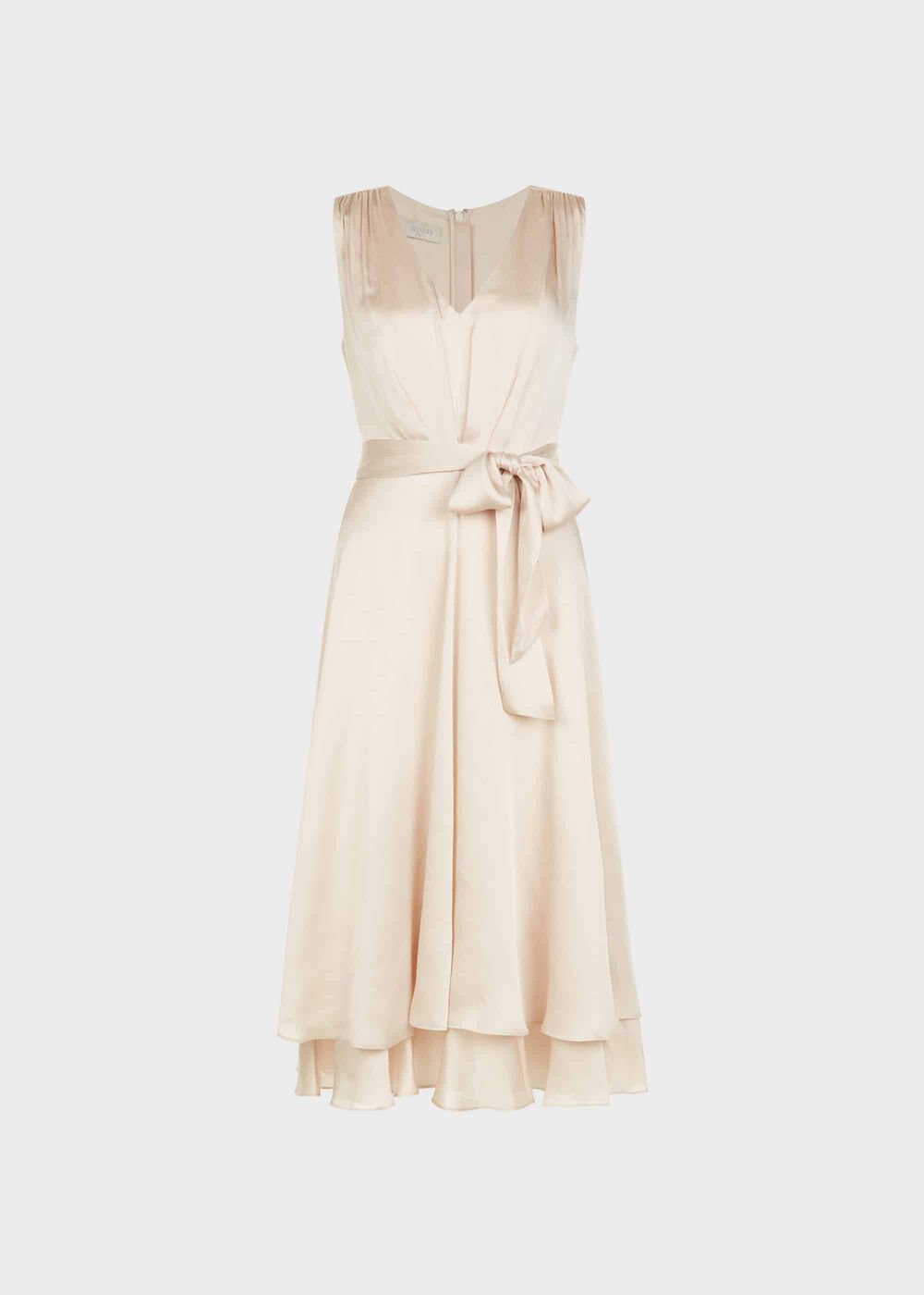 Viola V Neck Dress, Blush, hi-res