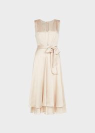 Viola V Neck Dress, Blush, hi-res